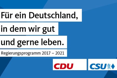 CDU/CSU Wahlprogramm 2017