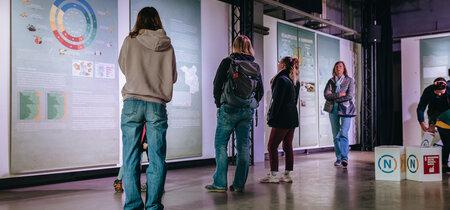 Die Klimaausstellung in den Räumen der Kulturgiesserei Schöneiche