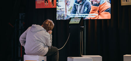 Die Klimaausstellung in den Räumen der Kulturgiesserei Schöneiche