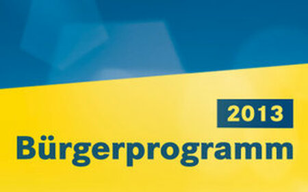 Bürgerprogramm 2013
